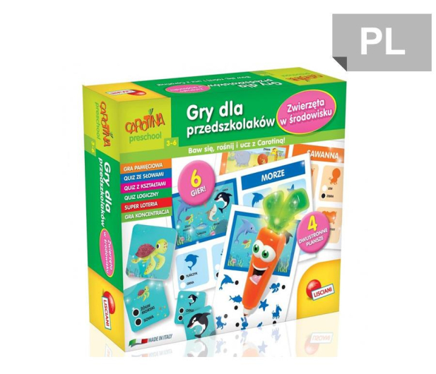 Lisciani Giochi Carotina Zwierzęta w środowisku - 419739 - zdjęcie